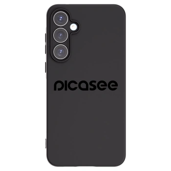 Picasee fekete szilikon tok az alábbi mobiltelefonokra Samsung Galaxy A55 5G A556B - Picasee - new logo - black
