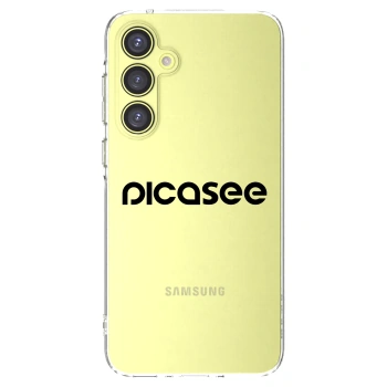Picasee átlátszó szilikon tok az alábbi mobiltelefonokra Samsung Galaxy A35 5G A356B - Picasee - new logo - black