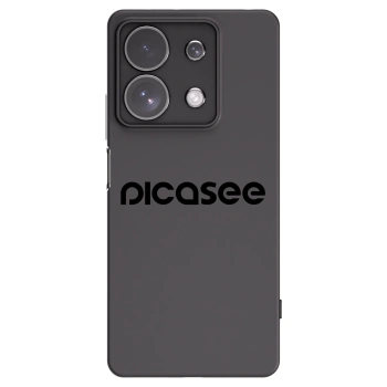 Picasee fekete szilikon tok az alábbi mobiltelefonokra Xiaomi Redmi Note 13 Pro 4G - Picasee - new logo - black