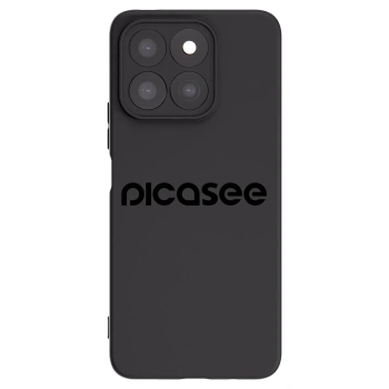 Picasee fekete szilikon tok az alábbi mobiltelefonokra Honor X8b - Picasee - new logo - black
