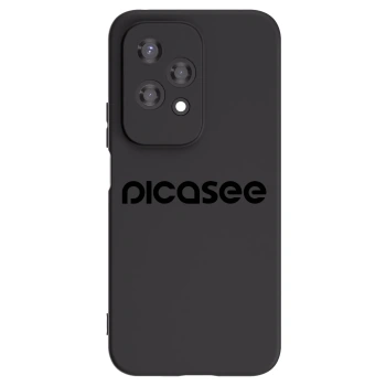 Picasee fekete szilikon tok az alábbi mobiltelefonokra Honor 200 Lite - Picasee - new logo - black