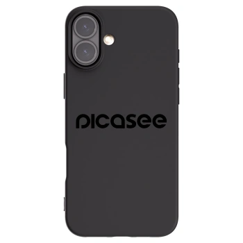 Picasee fekete szilikon tok az alábbi mobiltelefonokra Apple iPhone 16 Plus - Picasee - new logo - black