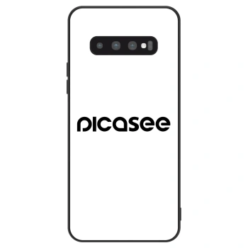 Szilikon tok erre a típusra Samsung Galaxy S10 Plus G975 - Picasee - new logo - black