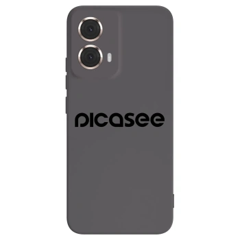 Picasee fekete szilikon tok az alábbi mobiltelefonokra Motorola Moto G85 - Picasee - new logo - black