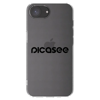 Picasee átlátszó szilikon tok az alábbi mobiltelefonokra Apple iPhone 16e - Picasee - new logo - black