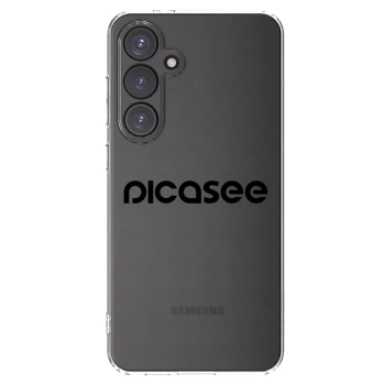 Picasee átlátszó szilikon tok az alábbi mobiltelefonokra Samsung Galaxy S24 FE S721B - Picasee - new logo - black