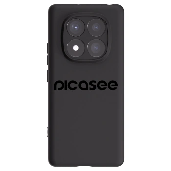 Picasee fekete szilikon tok az alábbi mobiltelefonokra Xiaomi Redmi Note 14 Pro+ 5G - Picasee - new logo - black