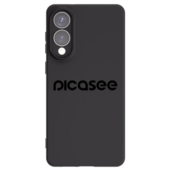 Picasee fekete szilikon tok az alábbi mobiltelefonokra Samsung Galaxy S25 Edge 5G - Picasee - new logo - black