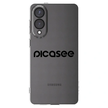 Picasee átlátszó szilikon tok az alábbi mobiltelefonokra Samsung Galaxy S25 Edge 5G - Picasee - new logo - black
