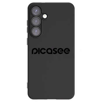 Picasee fekete szilikon tok az alábbi mobiltelefonokra Samsung Galaxy S25+ 5G - Picasee - new logo - black