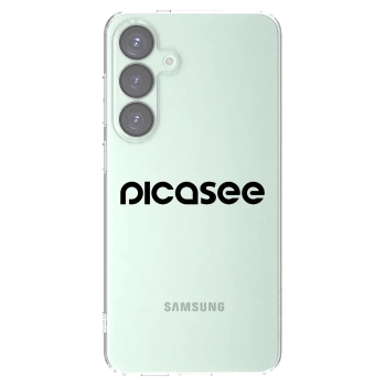 Picasee átlátszó szilikon tok az alábbi mobiltelefonokra Samsung Galaxy S25+ 5G - Picasee - new logo - black