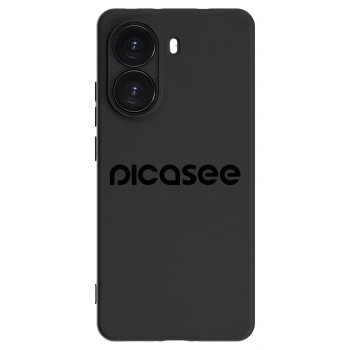 Picasee fekete szilikon tok az alábbi mobiltelefonokra Xiaomi Poco X7 Pro 5G - Picasee - new logo - black