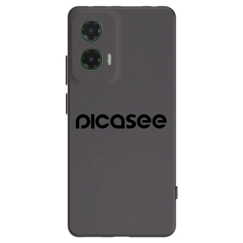 Picasee fekete szilikon tok az alábbi mobiltelefonokra Motorola Moto G35 5G - Picasee - new logo - black