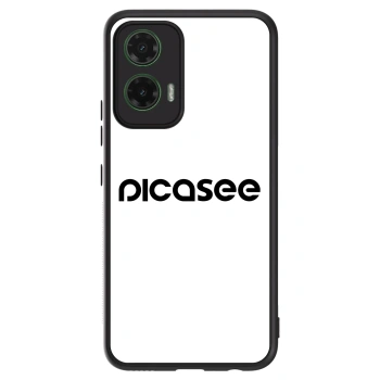 Szilikon tok erre a típusra Motorola Moto G35 5G - Picasee - new logo - black