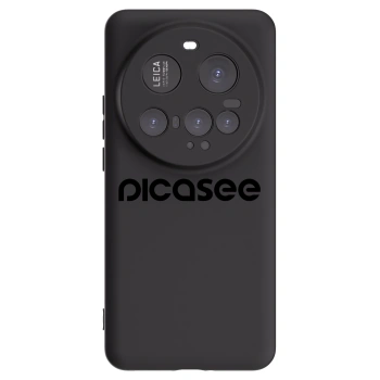 Picasee fekete szilikon tok az alábbi mobiltelefonokra Xiaomi 15 Ultra - Picasee - new logo - black