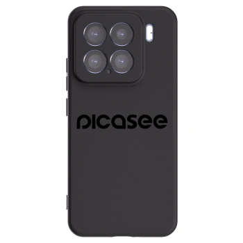 Picasee fekete szilikon tok az alábbi mobiltelefonokra Xiaomi 15 - Picasee - new logo - black