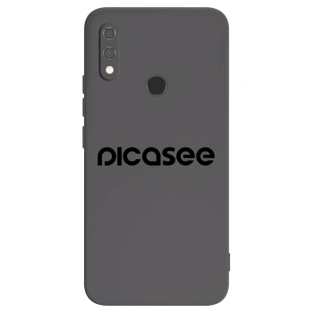 Picasee fekete szilikon tok az alábbi mobiltelefonokra Xiaomi Redmi Note 7 - Picasee - new logo - black