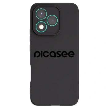 Picasee fekete szilikon tok az alábbi mobiltelefonokra Honor 400 Lite 5G - Picasee - new logo - black