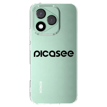 Picasee átlátszó szilikon tok az alábbi mobiltelefonokra Honor 400 Lite 5G - Picasee - new logo - black