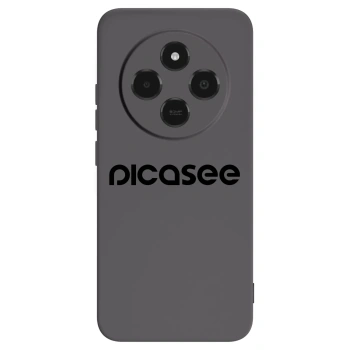 Picasee fekete szilikon tok az alábbi mobiltelefonokra Xiaomi Poco C75 - Picasee - new logo - black