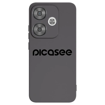 Picasee fekete szilikon tok az alábbi mobiltelefonokra Xiaomi Poco F6 - Picasee - new logo - black