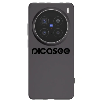 Picasee fekete szilikon tok az alábbi mobiltelefonokra Vivo X200 Pro - Picasee - new logo - black