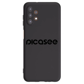 Picasee fekete szilikon tok az alábbi mobiltelefonokra Samsung Galaxy A13 5G - Picasee - new logo - black