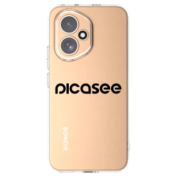 Picasee átlátszó szilikon tok az alábbi mobiltelefonokra Honor 400 5G - Picasee - new logo - black