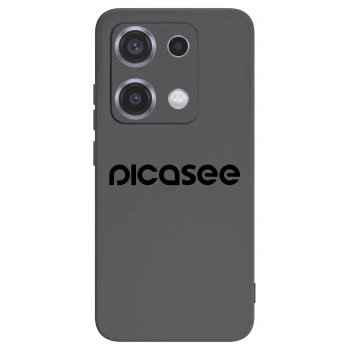 Picasee fekete szilikon tok az alábbi mobiltelefonokra Xiaomi Redmi Note 14S - Picasee - new logo - black