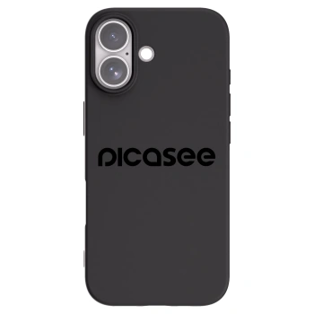 Picasee fekete szilikon tok az alábbi mobiltelefonokra Apple iPhone 17 - Picasee - new logo - black