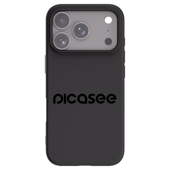 Picasee fekete szilikon tok az alábbi mobiltelefonokra Apple iPhone 17 Pro - Picasee - new logo - black