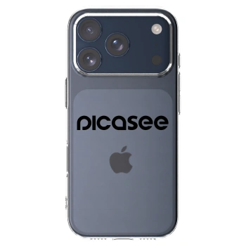 Picasee átlátszó szilikon tok az alábbi mobiltelefonokra Apple iPhone 17 Pro - Picasee - new logo - black