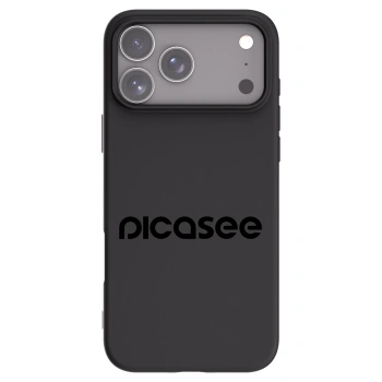 Picasee fekete szilikon tok az alábbi mobiltelefonokra Apple iPhone 17 Pro Max - Picasee - new logo - black