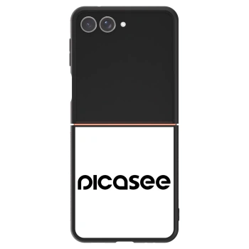 Szilikon tok erre a típusra Samsung Galaxy Z Flip7 5G - Picasee - new logo - black