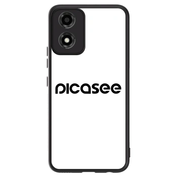 Szilikon tok erre a típusra Motorola Moto E14 - Picasee - new logo - black