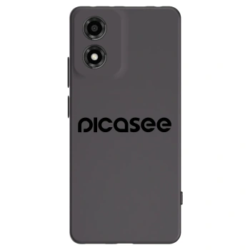 Picasee fekete szilikon tok az alábbi mobiltelefonokra Motorola Moto E14 - Picasee - new logo - black