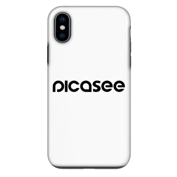 Szilikon tok erre a típusra Apple iPhone X/XS - Picasee - new logo - black