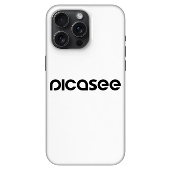 Szilikon tok erre a típusra Apple iPhone 15 Pro Max - Picasee - new logo - black