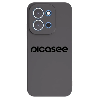 Picasee fekete szilikon tok az alábbi mobiltelefonokra Xiaomi Redmi 15C 4G - Picasee - new logo - black