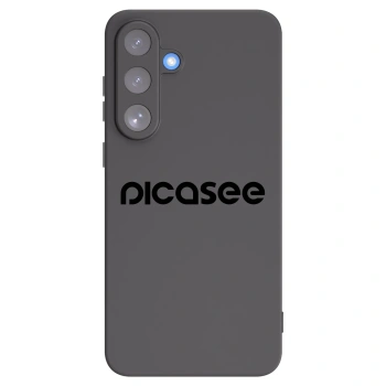 Picasee fekete szilikon tok az alábbi mobiltelefonokra Samsung Galaxy S25 FE 5G - Picasee - new logo - black