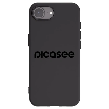 Picasee fekete szilikon tok az alábbi mobiltelefonokra Apple iPhone 17e - Picasee - new logo - black