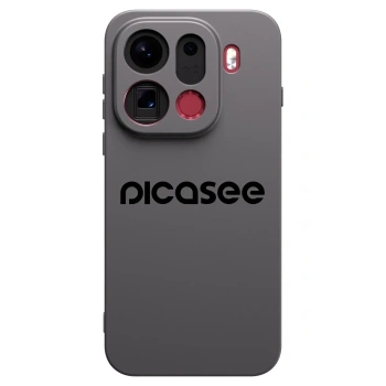 Picasee fekete szilikon tok az alábbi mobiltelefonokra OPPO Find X9 Pro - Picasee - new logo - black