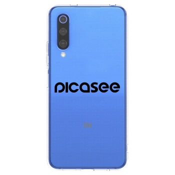 Picasee átlátszó szilikon tok az alábbi mobiltelefonokra Xiaomi Mi 9 SE - Picasee - new logo - black