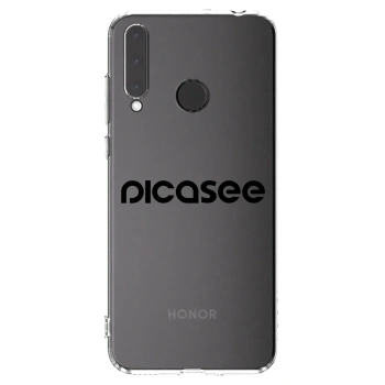 Picasee átlátszó szilikon tok az alábbi mobiltelefonokra Honor 20 Lite - Picasee - new logo - black