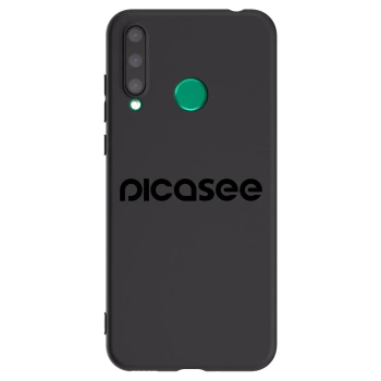 Picasee fekete szilikon tok az alábbi mobiltelefonokra Honor 20 Lite - Picasee - new logo - black