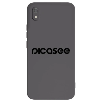 Picasee fekete szilikon tok az alábbi mobiltelefonokra Xiaomi Redmi 7A - Picasee - new logo - black