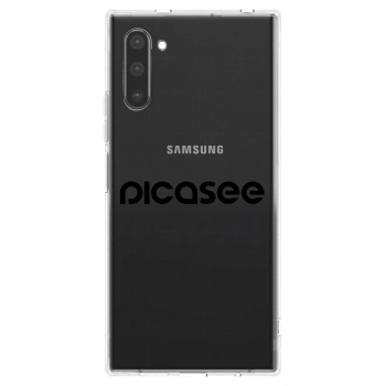 Picasee átlátszó szilikon tok az alábbi mobiltelefonokra Samsung Galaxy Note 10 N970F - Picasee - new logo - black