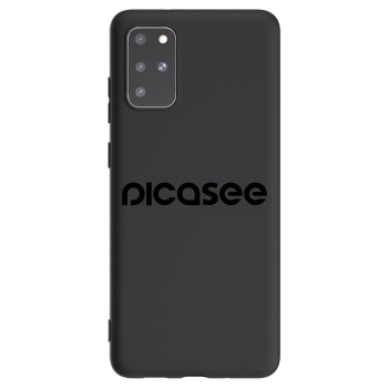 Picasee fekete szilikon tok az alábbi mobiltelefonokra Samsung Galaxy S20+ G985F - Picasee - new logo - black