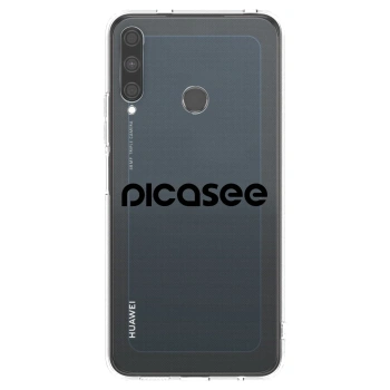 Picasee átlátszó szilikon tok az alábbi mobiltelefonokra Huawei P40 Lite E - Picasee - new logo - black