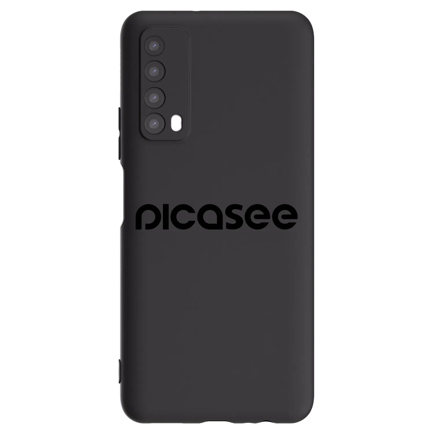 Picasee fekete szilikon tok az alábbi mobiltelefonokra Huawei P Smart 2021 - Picasee - new logo - black